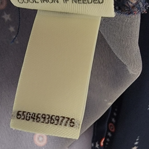 Marvel by Her Universe Captain America Semi-Sheer Tie Front Blouse Blue Size M - Picture 7 of 8